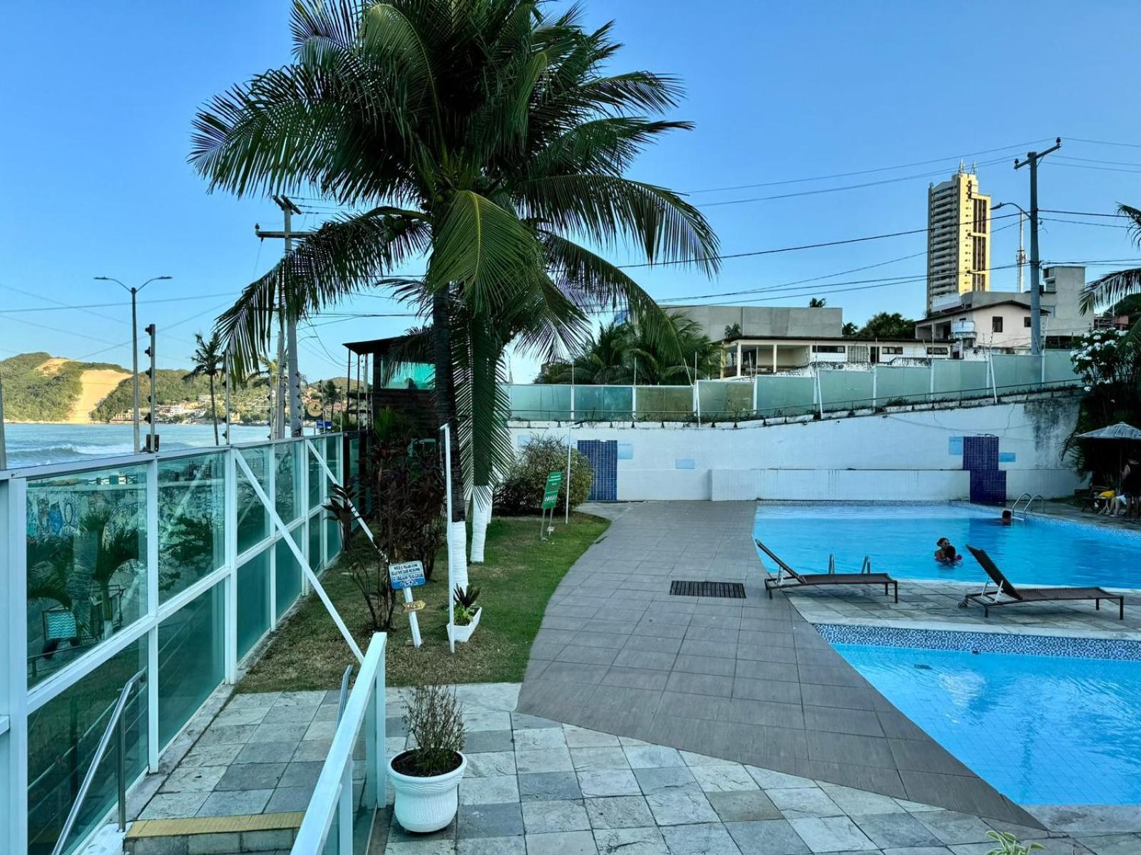 Edy Hospedagens Beira-Mar Flat 310 Com Vista Para O Morro Do Careca, Piscina E Localizacao Privilegiada Natal Bagian luar foto